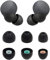 ALXCD Ohrstöpsel kompatibel mit Sony LinkBuds S Ohrhörern WFLS900N/B, S/M/L, 3 Größen, 3 Paar weiche Silikon-Ohrstöpsel, Ersatzspitzen, kompatibel mit LinkBuds S, schwarz sml