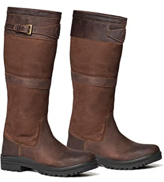 Mountain Horse 2022 Damen Cumberland Lange Reitstiefel 022160300io - Braun -