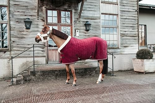 Kentucky - Stalldecke Velvet - 160g Rot - 160/213