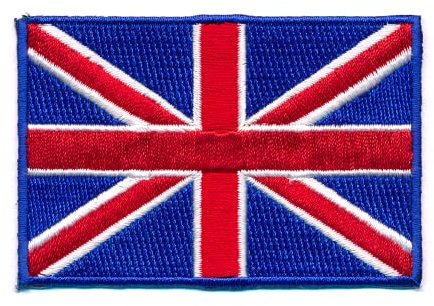 Écusson thermocollant 0635 Mini - Motif drapeau de Londres - 30 x 20 mm