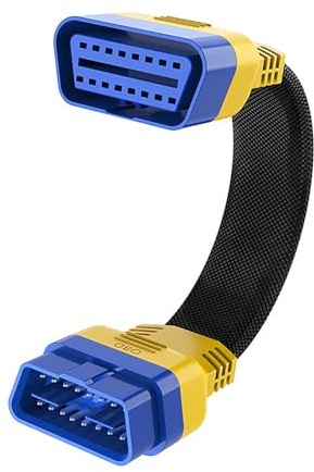 Cable de extensión OBD2 de 16 pines macho y hembra, cable de diagnóstico OBD2, conector de 20 cm