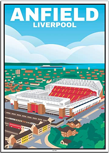BLN PRINT Anfield Liverpool (1) - Vintage Travel Poster