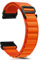 ZoRoll 22mm QuickFit Bracelet pour Garmin Fenix E/Fenix 8 47mm/Fenix 7 Pro/7/6 Pro/6/5 Plus/5, Nylon G-Hook Longueur réglable Bracelet de Rechange pour Garmin Tactix 8 47mm/Descent G2/Epix - Orange