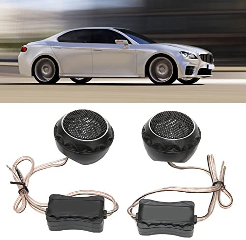 Mrisata Auto-Hochtöner, Auto-Kalottenhochtöner, Kalotten-Hochtöner, Auto-Audio-Hochtöner, Auto-Lautsprecher, 2 Stück, Kalotten-Hochtöner, 140 W, Metall-Eisen-Lautsprecher,