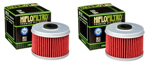DB PARTS Set di 2 filtri olio compatibili con Honda 300 CRF LRA Rally Abs 2022
