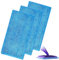 3PCS Lingettes Reutilisable pour Swiffer WetJet Wood, Serpillières en Microfibre Remplacement, Chiffon Rechange pour Swiffer Wet Jet Balai Spray, Tampons de Vadrouille en Microfibre Lavable-Bleu