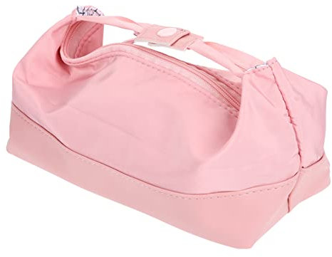 Operitacx 2stücke Multifunktionale Stift Und Kosmetiktasche Große Kapazität Tragbarer Stiftehalter Für Schule Reisen Und Alltag Elegantes Design Hellgelb Für Mädchen Und Frauen