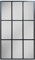 THEROSE Espejo Industrial Ventana de Aluminio, 160 x 80 cm, para Pared y Probador (Negro)
