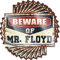 Aufkleber für Autos, Aufschrift Beware of Mr. Floyd, lustig, 6 x 9 cm, 10 Stück