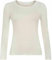 FASHION MY LOVE Women Ladies Long Sleeve Round Neck Plain Top Stretchy Casual Summer T-Shirts Basic Slim fit Tee Tops UK Plus Size 8-26 Cream