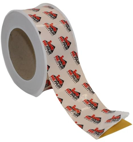 60mm x 25lfm einseitiges Klebeband KAUFDACH® REPAIR, verstärkt mit Polyesterfaser, Acrylat-Dispersionskleber