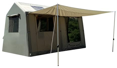 Tipi Zelt Outdoor，Aufblasbare Campingzelte mit Pumpe, Air-Glamping-Zelte, einfach aufzubauendes, Wasser- und winddichtes aufblasbares Zelt, 4-Jahreszeiten-Oxfor