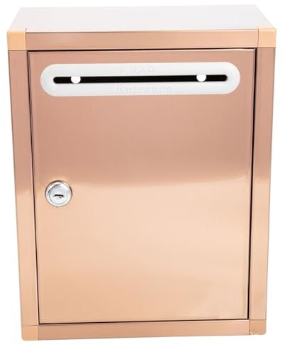 NUOBESTY Boîte à Lettres Métal Capacité Importante Boîte à Suggestions De Bureau Domestique Conteneur De Réclamations Pour Bureau