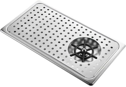 Zghhc Glass Rinser Diameter Stainless Steel Rinser for Beer Milk Tea Coffee Cup Washer Cleaner Glass Rinser Sink Accessories