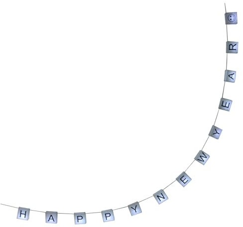 Cabilock -buchstaben-lichterkette 3 M 20 Leds Dekoration Für Jungen Und Mädchen Schlafzimmer Hochzeitsfeier