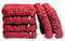 TexDeko® 6er Pack Premium Stuhlkissen 70x70x12 cm Sitzauflagen Polsterauflagen UV-Schutz & Wasserabweisend Bodenkissen Outdoor/Indoor Loungekissen für Garten, Freizeit & Sommer (Bordeauxx)