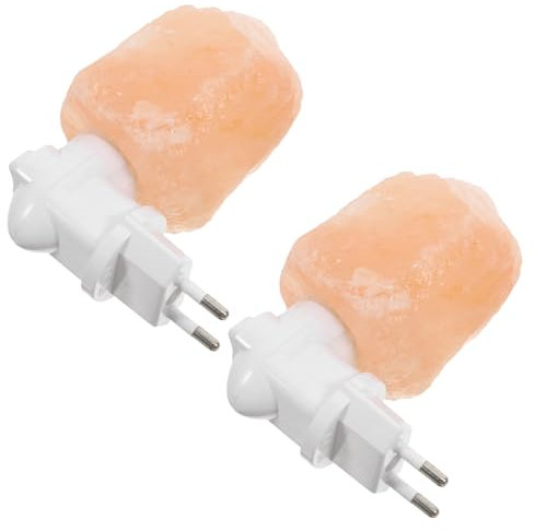 Housoutil 2st Halloween-wandleuchte Nachtlichter in Die Wand Stecken Nachtlicht Kinderzimmer Nacht Lichter Salz Nachtlicht Dekorative Nachtlichter Klein Plastik