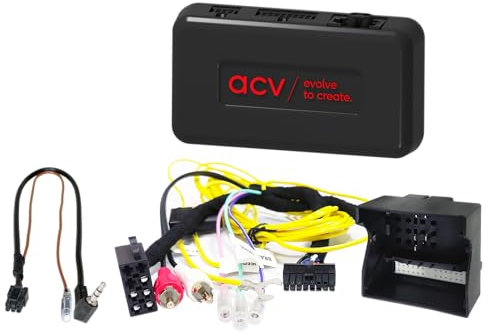 ACV Lenkradfernbedienung LFB Interface für BMW 1er/3er/5er/X5/X6 Typ E60/E61/E70/71/E81/E90/E91 Quadlock Multilead Most Amp 42xbm012