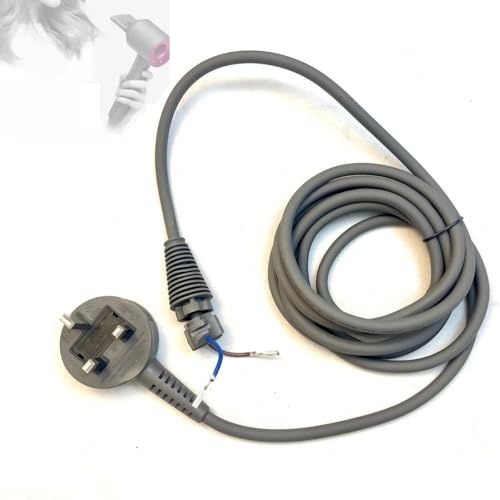 BAAQII 2.7M Power Cord Cable Lead Replacement for Supersonic Hair Dryer HD03 HD01 HD02 UK Plug