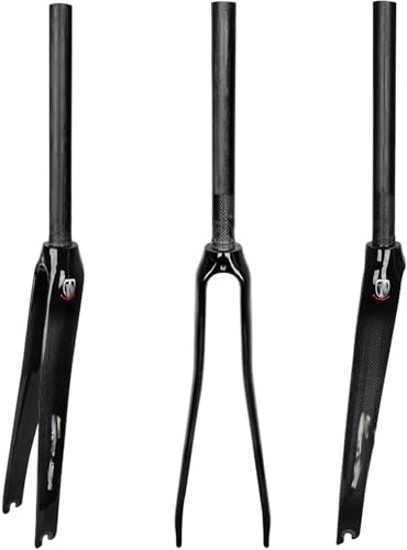 KUNYOS Fourche Avant De Route en Fiber De Carbone 700C Course Équitation Fourche Avant en Carbone Vélo Fourche Avant À Mouche Morte Fourche Avant en Carbone,700 * 25C
