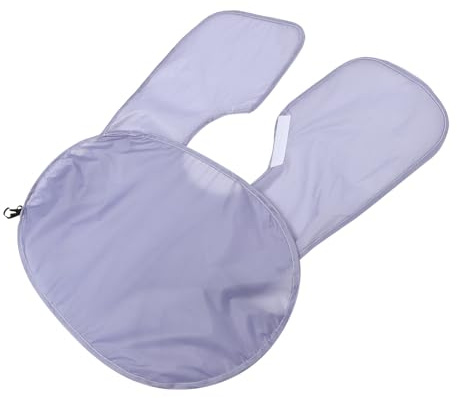 Rasier und Bartumhang für Herren, Polyester, 1 Stück | Bartfänger zum Auffangen von Haaren, Verhindert Verstopfungen im Abfluss, Praktische Reinigung Beim Trimmen