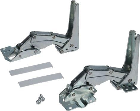 Türscharnier Kühlscrankscharnier 2-er Set kompatibel mit Bosch Siemens AEG Neff Constructa Balay 00481147 481147 für Kühlschrank Gefrierschrank Tiefkühltruhe von Baldo-direkt
