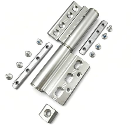 Bisagra Oscilobatiente de 23mm Estándar Europeo, Herraje de Aluminio Resistente a la Corrosión para Ventanas y Puertas de Apertura Interior, 1 Pieza