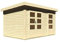 Karibu Woodfeeling Gartenhaus Schönbuch 1 40 mm 2-Raum-Haus