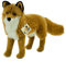 Teddys Rothenburg Kösen Kuscheltier Fuchs Felix stehend 43 cm rotbraun/weiß/schwarz Plüschfuchs