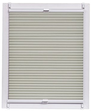 Sunlines Wabenplissee Made in Germany, Verdunkelung, Klemmfix, Grau, 135 x 2.3 x 150 cm