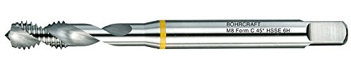 Masch.-Gewindebohrer Gelbring DIN 371 HSS-E ALU M 3 Form C/RSP 45° in Bohrcraft Split-Pack