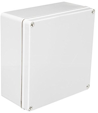 Sourcingmap 200x200x95mm/7.87x7.87x3.74inch Wateproof IP67 Electronic ABS Plastic DIY Junction Project Box Enclosure Case Outdoor/Indoor