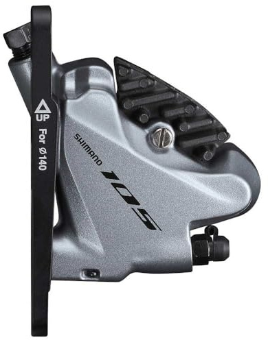 Shimano 105 BR-R7070 105 flat mount calliper, without rotor, for 140/160 mm, front, silver