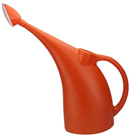 LOVIVER 2L Oder 3L Robuste Umweltfreundliche Gießkanne Eco Friendly, Mehrfarbig, 3L Orange mit Rose