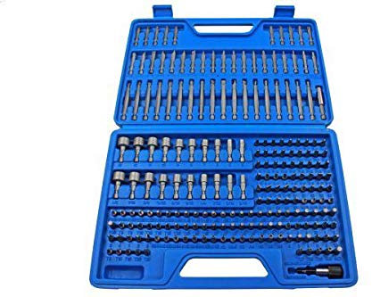 US PRO Tools 208pc Master Bit Set for Screwdriver, Drill 1/4 Bits Holder 3262