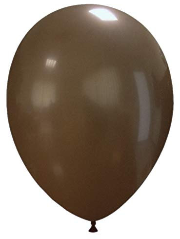 Event Kauf 25-1000 STK. Luftballons Metallic/Standard, Ø ca. 27 cm, Helium (50 Stück, Standard Nr.66: Braun)