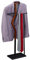 Relaxdays Herrendiener, für Anzug & Hose, Holz Metall Mix, Schlafzimmer, Kleiderbutler, 106,5x45,5x20 cm, braun/schwarz