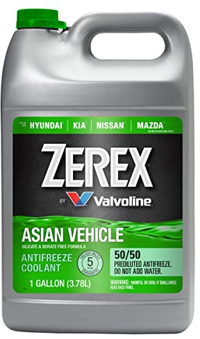 Zerex Asian Vehicle Green 50/50 Ready-to-Use Antifreeze Coolant 1 Gallon
