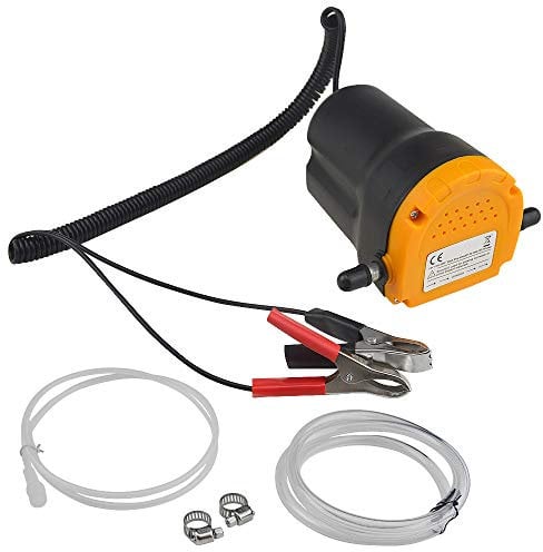 WMYCONGCONG Extracteur de pompe de vidange 12 V 60 W Extracteur de fluide Pompe de transfert d'huile moteur diesel pour Voiture Bateau Moto Quad RV ATV et autres véhicules