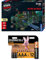 KOSMOS 697976 - Krimi Puzzle: Die drei ??? - Die Villa der Rätsel, Leuchtet im Dunkeln, 300 Teile mit UV-Lampe, Lesen - Puzzeln - Rätsel lösen + Duracell Plus AAA Alkaline-Batterien, 12er Pack