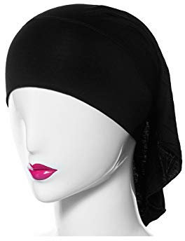 Yihaifu Frauen Kopftuch Elastic Sweat Absorbent Cotton Underscarf Hijab Kleid für Partei Muslim Schlauch Cap