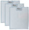 Lot de 3 filtres métalliques pour hotte aspirante de cuisine KE0001781 Compatible avec les hottes Fagor, Edesa, Aspes, Balay 30,5 x 26,8 cm Argenté