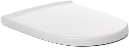 TATAY Siège de WC Universel Optima Merida, de PP, Résistant aux chocs, 100 % recyclable, longue durée de vie, facile à entretenir., Fabriqué en Espagne, Couleur Blanc, Dimensions 36.5 x 5 x 45 cm