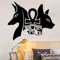 Ägyptische Götter Anubis Bastet Eye Of Horus Wandaufkleber Vinyl Kreative Antike Wohnzimmer Schlafzimmer Home Aufkleber Kunst Poster 42x34cm