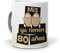 mundohuevo Taza Mis Huevos ya Tienen 80 años. Cerámica AAA - 350 ml.