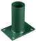 Easy Clôture Platine de fixation diamètre 60 mm pour portillon grillagé Vert