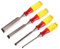 Marples M373 Bevel Edge Chisel Splitproof Handle Set, 4 Piece