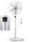 KEPLIN 16 Inch Pedestal Fan, Lightweight, Portable, Pedestal Stand 26 Speed Settings, Wide-Angled Oscillation, Powerful Airflow, Quiet Operation, Adjustable Tilt Head, Ideal for Bedroo, Office (White)