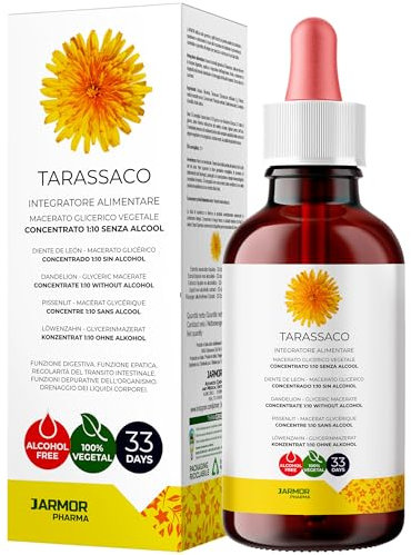 Pissenlit Racine Taraxacum Officinalis Gouttes Concentrées 100 ml - Draineur Retention D'eau Puissant, Drainant, Diurétique, Draineur, Circulation Sanguine Jambes, Drainage (Pissenlit)