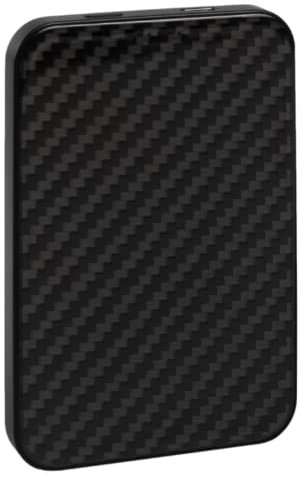 Andi be free MagPowerbank Carbon 5000 mAh | Wireless Fast Charging Powerbank für iPhone | Induktive Powerbank mit Schnellladefunktion | magnetisch, kabellos, Limited Edition